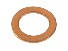 Шайба мідна плоска жиклера Cimbali/La Marzocco/Sanremo D 14 mm d 10 mm H 1 mm (8C9)