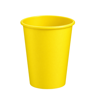 Стакан одношаровий 270 мл "Yellow Cup" 50шт/уп