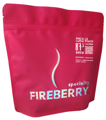 Colombia Finca La Luisa Peach BREW FIREBERRY кава в зернах моносорт 0,25 кг