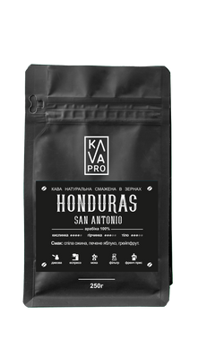 Honduras San Antonio KAVAPRO кава в зернах моносорт 0,25 кг