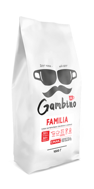 Familia GAMBINO кофе в зернах бленд 1 кг, Зерно
