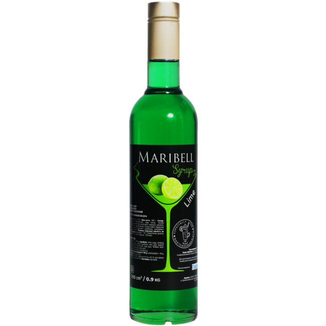 Сироп Лайм для кофе и коктейлей ТМ MARIBELL