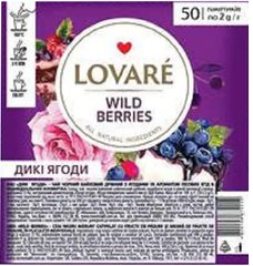 Чай lovare "Дика ягода" пакетований (50*1,5 г)