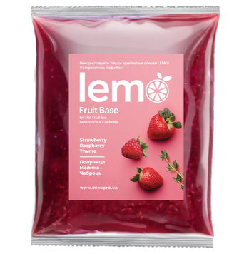 Концентрат для лимонада LEMO Клубника-Малина-Тимьян 1 кг