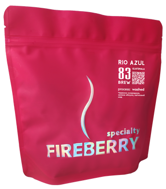 Guatemala Rio Azur BrewFIREBERRY кава в зернах моносорт 0,25 кг