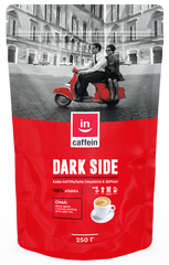 Dark side CAFFEIN кава в зернах бленд арабік 0,25 кг