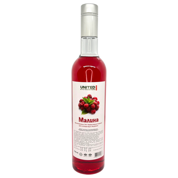 Сироп Малина для кави та коктейлів ТМ UNITED KYIV ROASTERS 0,7 л